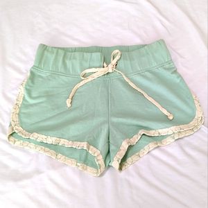 Women's Size XS Delia*s Shorts - Teal & Lace